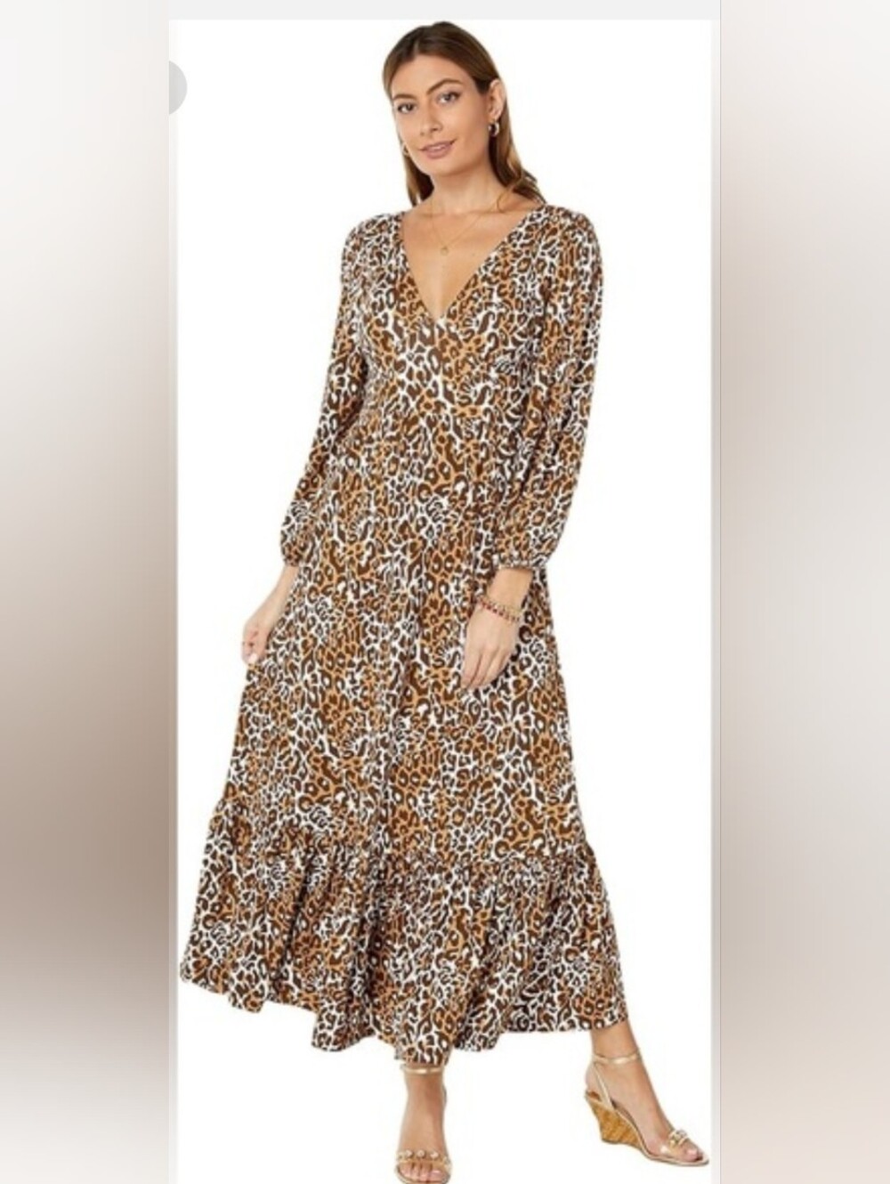 Lilly Pulitzer Ivette Maxi Dress 6 Chocolate